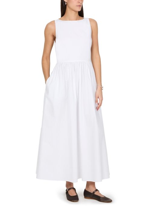 MATTEAU Tie Back midi dress