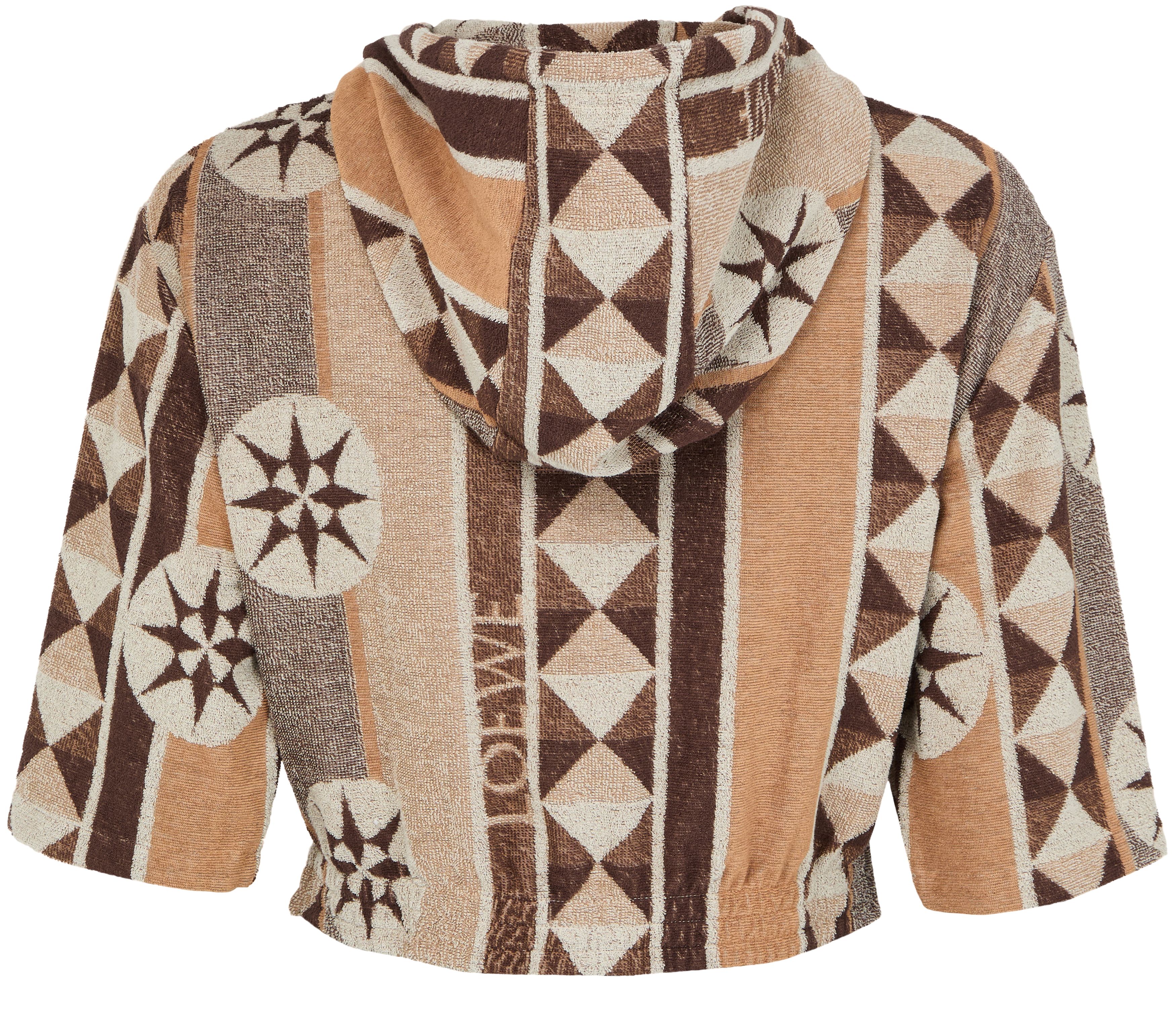 Short-sleeved zipped hoodie thumbnail 3