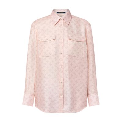 Louis Vuitton Mahina Monogram Flap Pocket Shirt