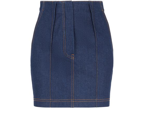 Fendi denim hotsell skirt