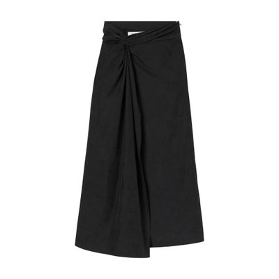 Rohe Sarong Dress In Black