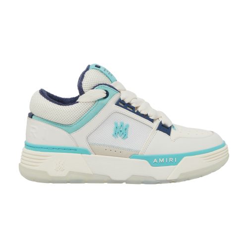 Amiri Logo Patch Low Upper Board Shoes In Blue_leather