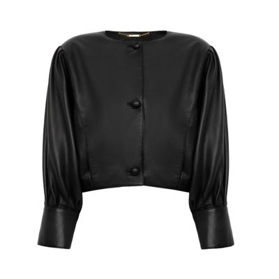 クラシックアビエーター ブルゾン / ソフトラムスキン レディース