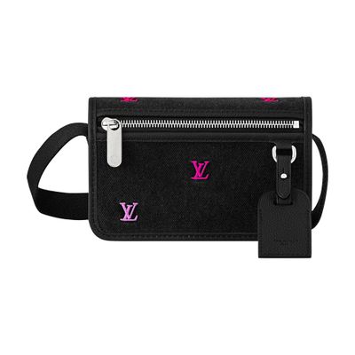 Louis Vuitton Bosphore Wearable Wallet In Black