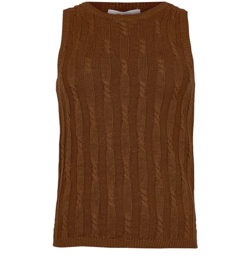 MAX MARA Venusia linen knitted tank top