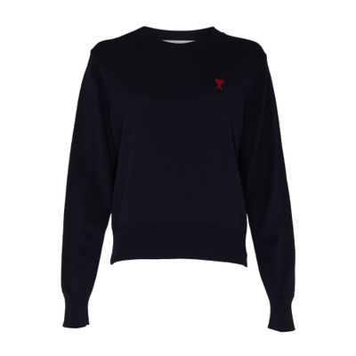 Rundhals Sweatshirt Ami de C ur Damen AMI PARIS 24S