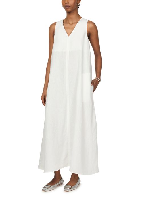 MAX MARA Simeone flare linen maxi dress