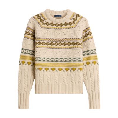 Soeur Luis Round Neck Sweater In Multi