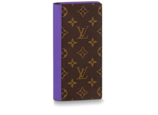 Louis Vuitton Monogram Eclipse Brazza Wallet