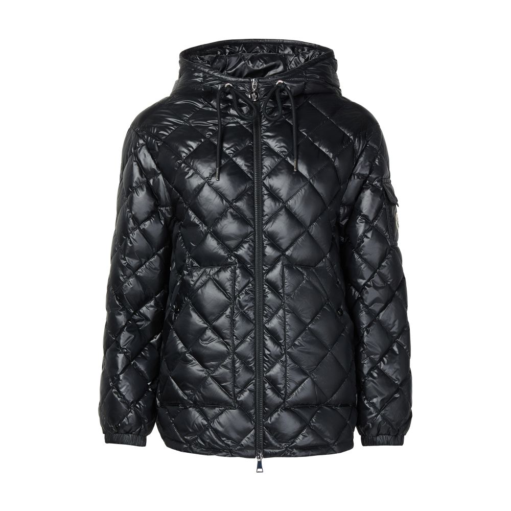 Short quilted hooded down jacket thumbnail 7
