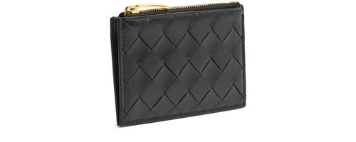 BOTTEGA VENETA Intrecciato zipped cardholder