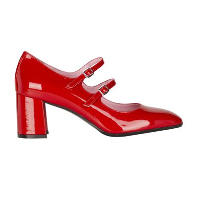 Carel Alice Mary Janes Pumps In Vernis Rouge