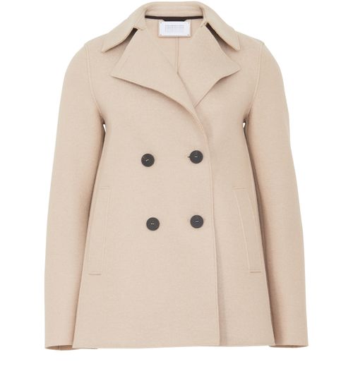 HARRIS WHARF LONDON Manteau en laine pressée
