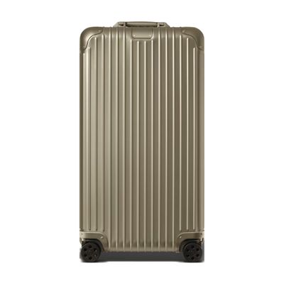 Rimowa Original Trunk Plus Luggage In Gold