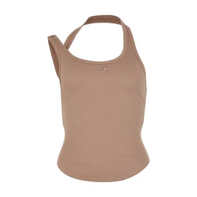 Courrèges Undressed 90's Rib Buckle Tank Top