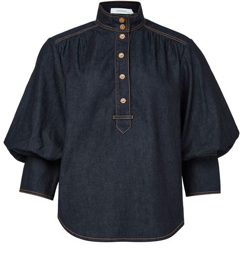 ZIMMERMANN Billowing denim shirt
