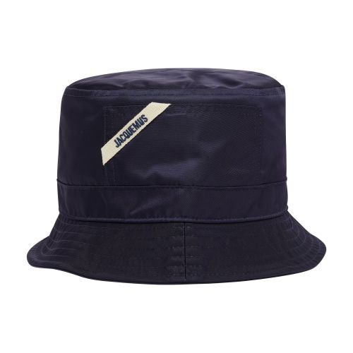 Shop Jacquemus The Ovalie Sun Hat In Navy