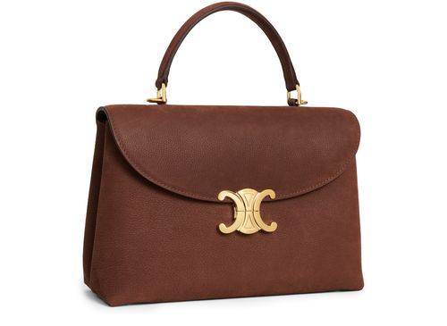 CELINE Medium Nino bag in grained nubuck