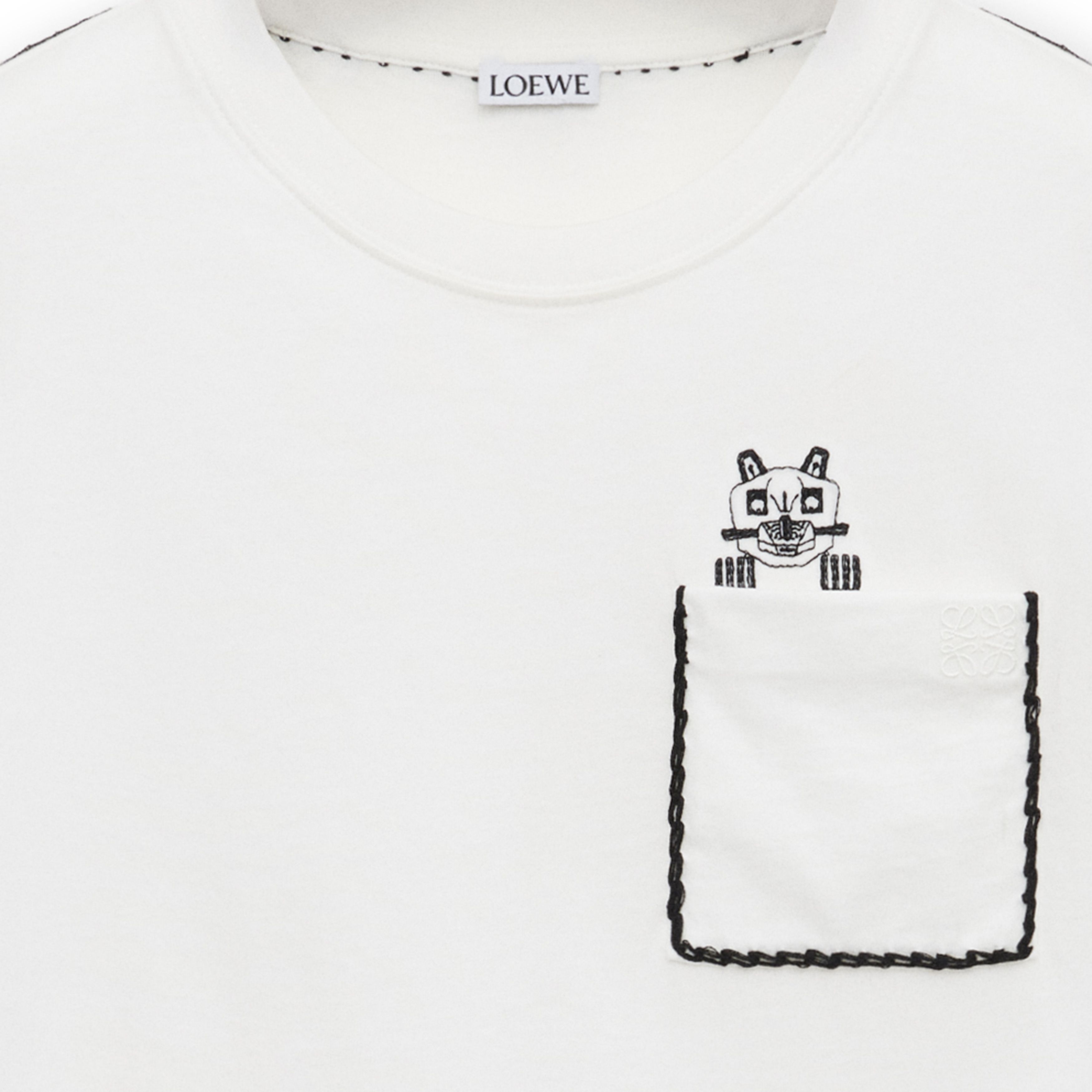 Straight cotton T-shirt thumbnail 3