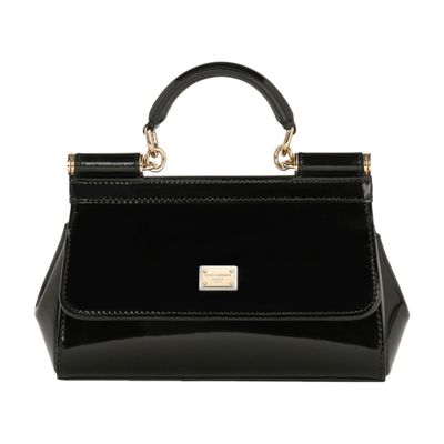 Dolce & Gabbana Sicily Handbag In Black