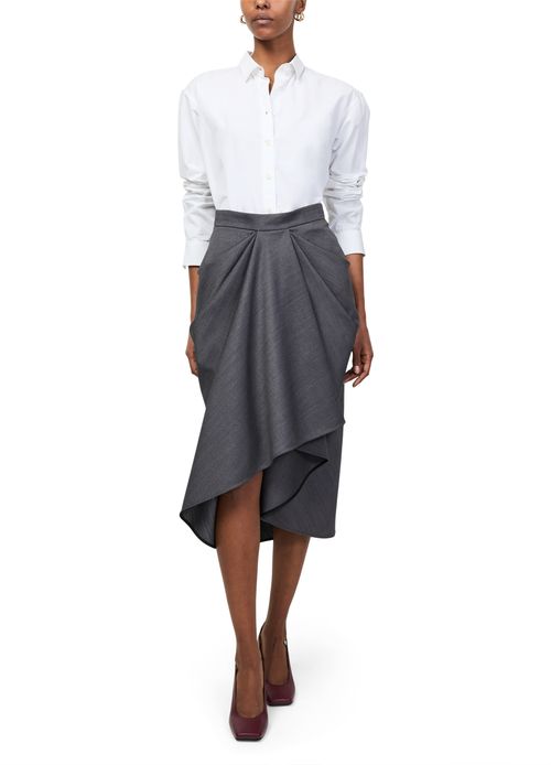 GIVENCHY Draped midi skirt
