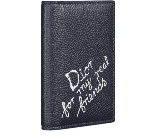 DIOR Dior and Hylton Nel vertical bifold card holder