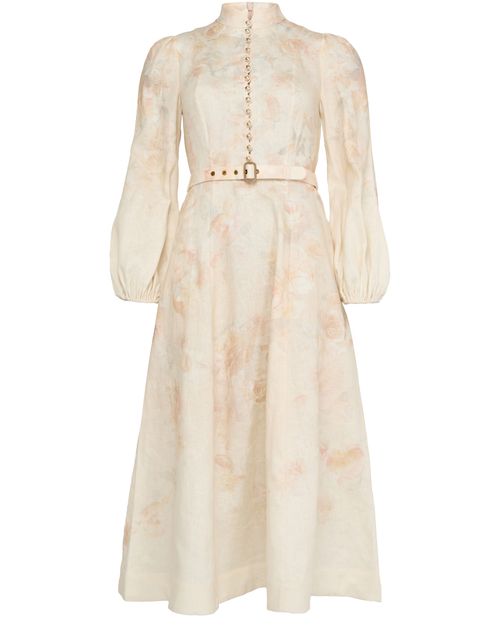 ZIMMERMANN Robe midi boutonnée Crush