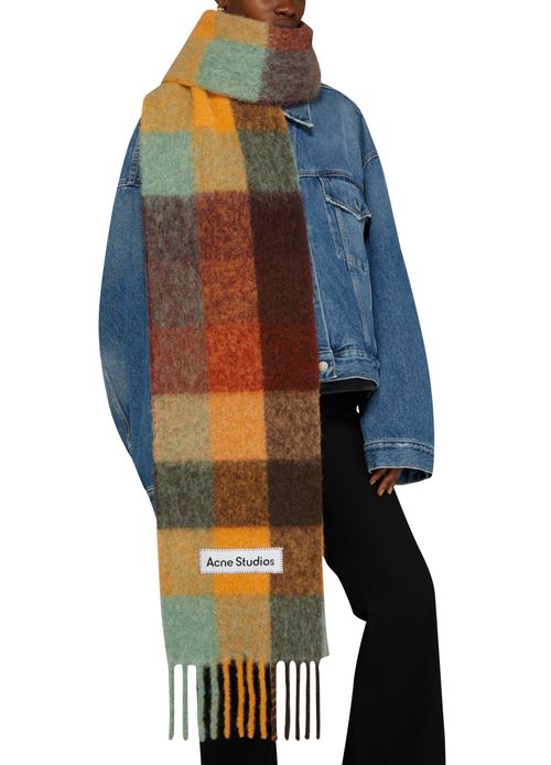 ACNE STUDIOS Vally scarf with fringes