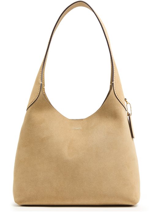 COACH Brooklyn 28 suede shoulder bag