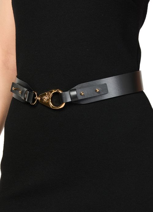 VERSACE Calf leather belt