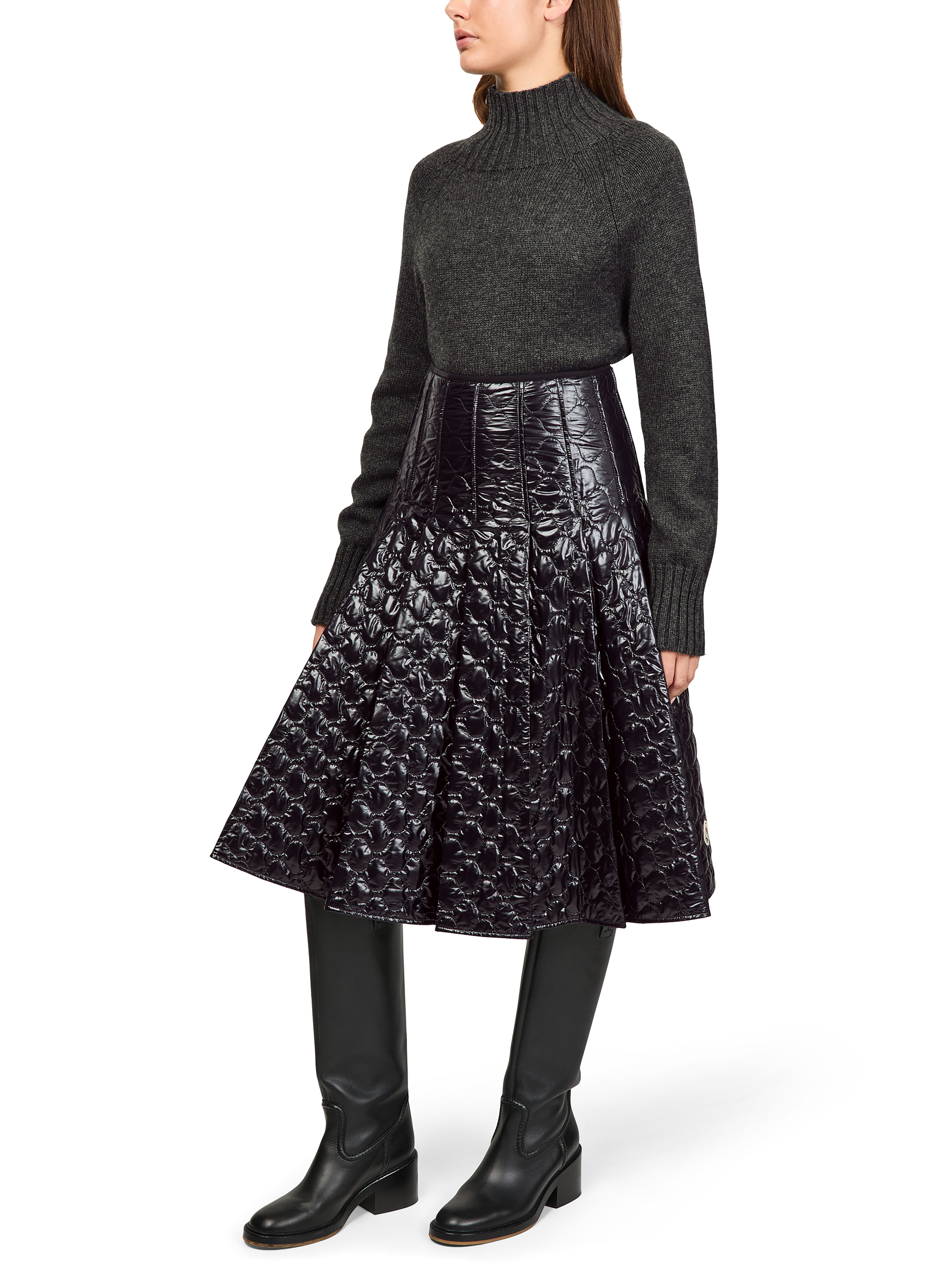 Pleated midi skirt thumbnail 6