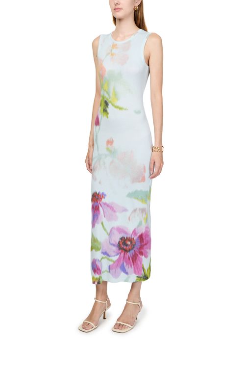 LOEWE Tank dress in silk and cotton