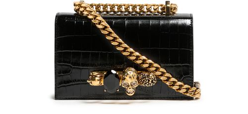 MCQUEEN Mini jewelled satchel