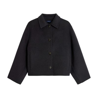 Soeur Gyoda Cropped Coat In Black