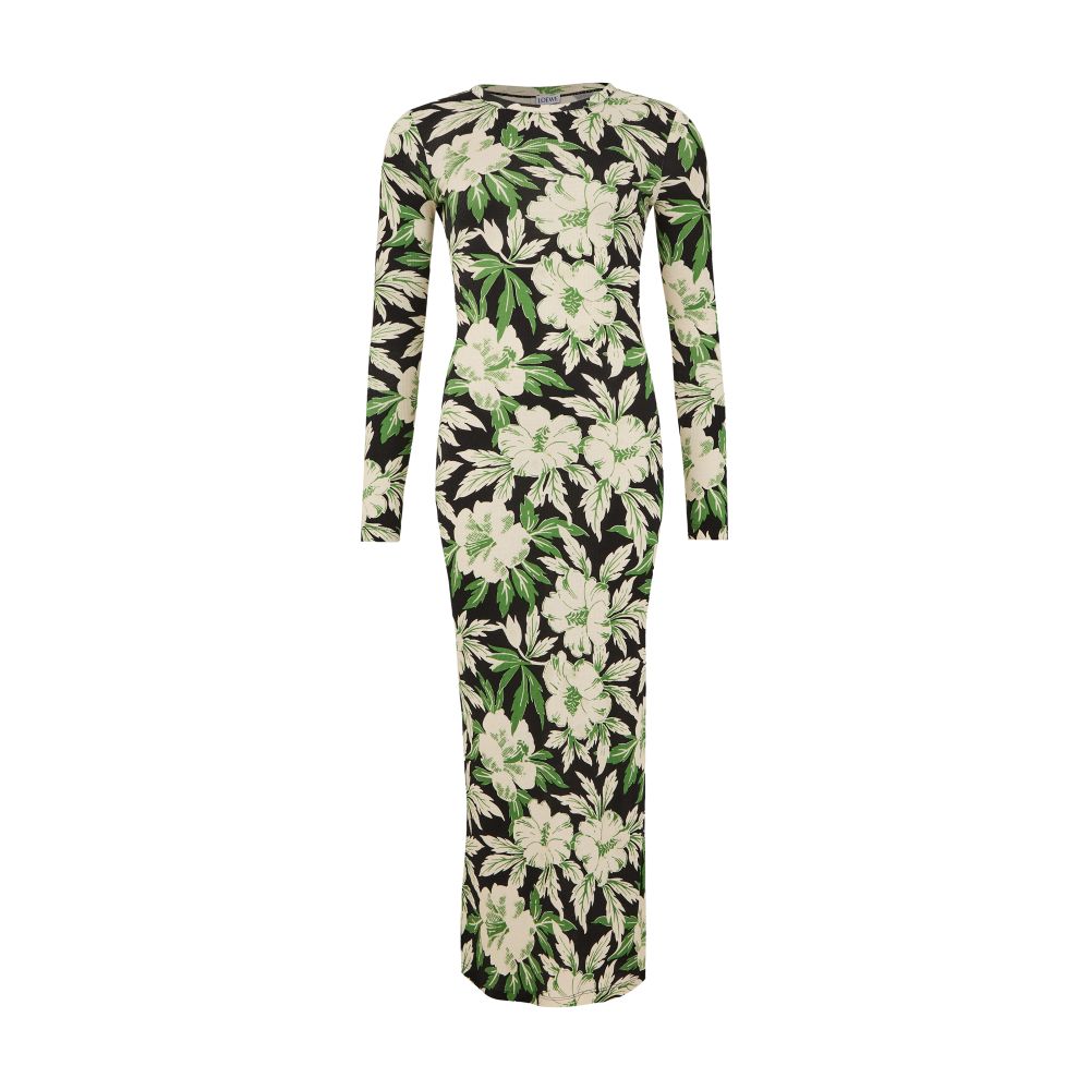 Floral print tube dress thumbnail 7