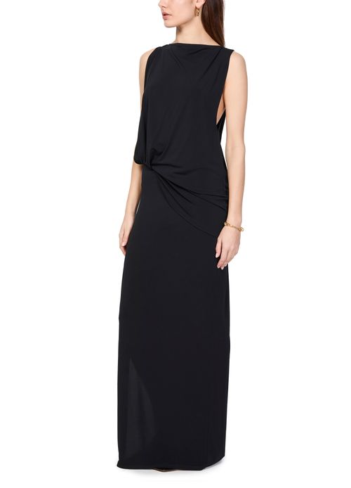 JACQUEMUS La Robe longue Peplo 
