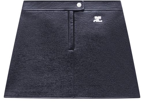 COURREGES Reedition Vinyl mini skirt