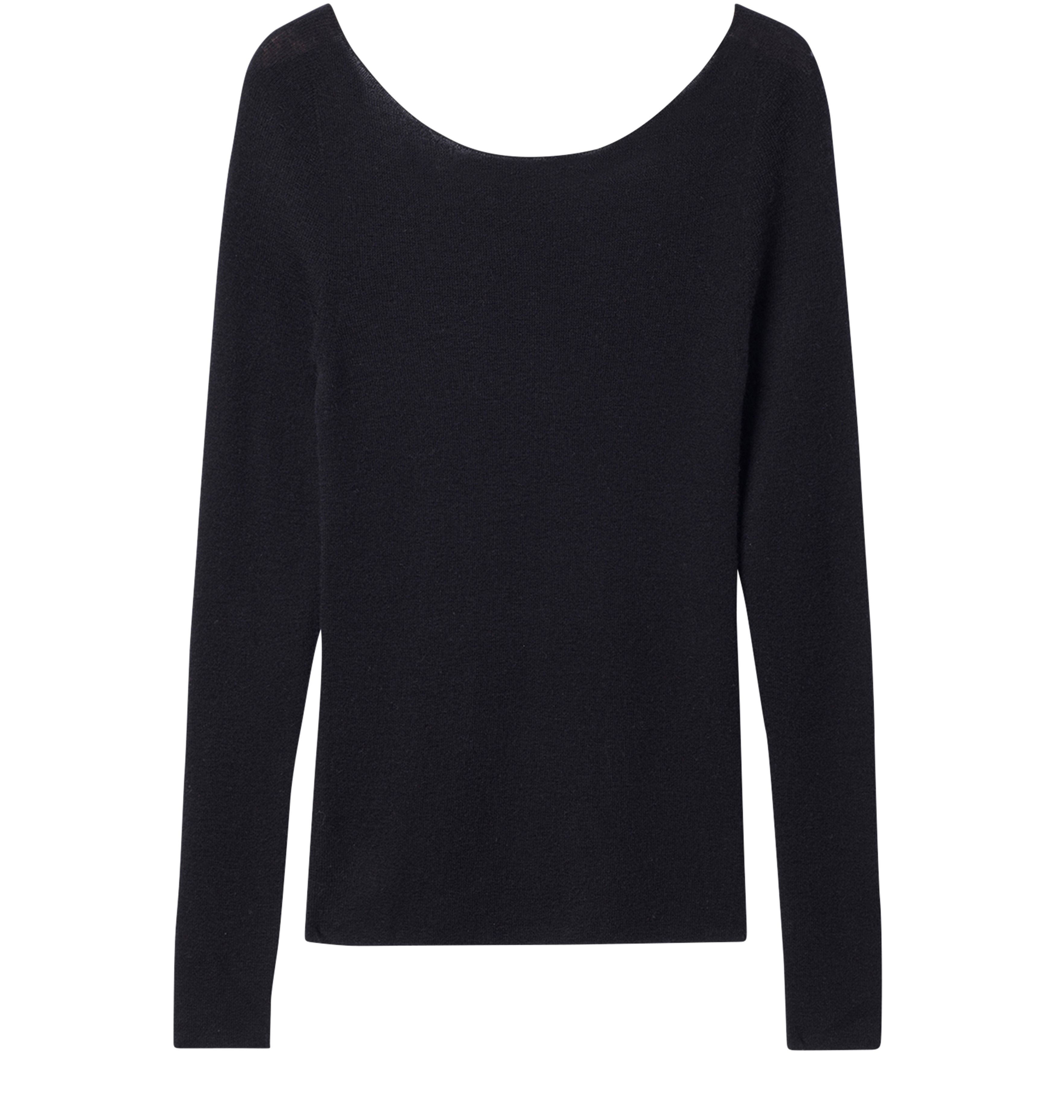 Low back sweater