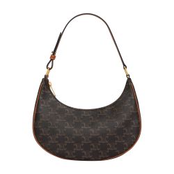 CELINE AVAトリオンフ ショルダーバッグ Women's Ava bag in Triomphe canvas and calfskin | CELINE | 24S