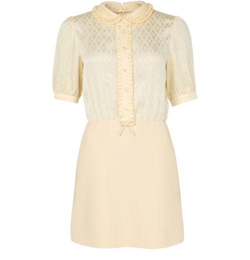 VALENTINO GARAVANI Crepe couture mini dress