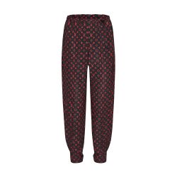 Shiny Monogram Cropped Jogging Pants - Ready to Wear