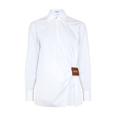 Loewe Draped Shirt In White