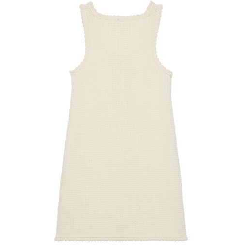 CELINE Mini apron dress in cotton