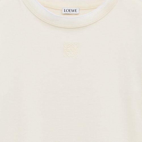 LOEWE Eng anliegendes T-Shirt aus Baumwollen und Viskose