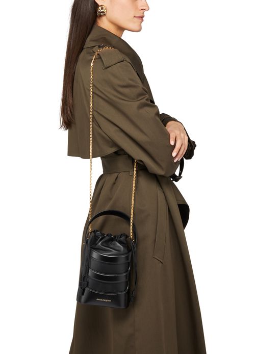 MCQUEEN The Rise mini bucket bag