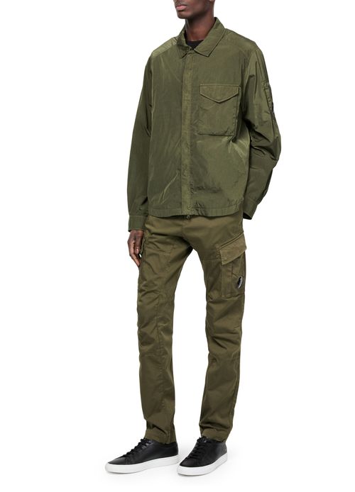CP COMPANY Overshirt mit Reißverschluss Chrome-R Lens