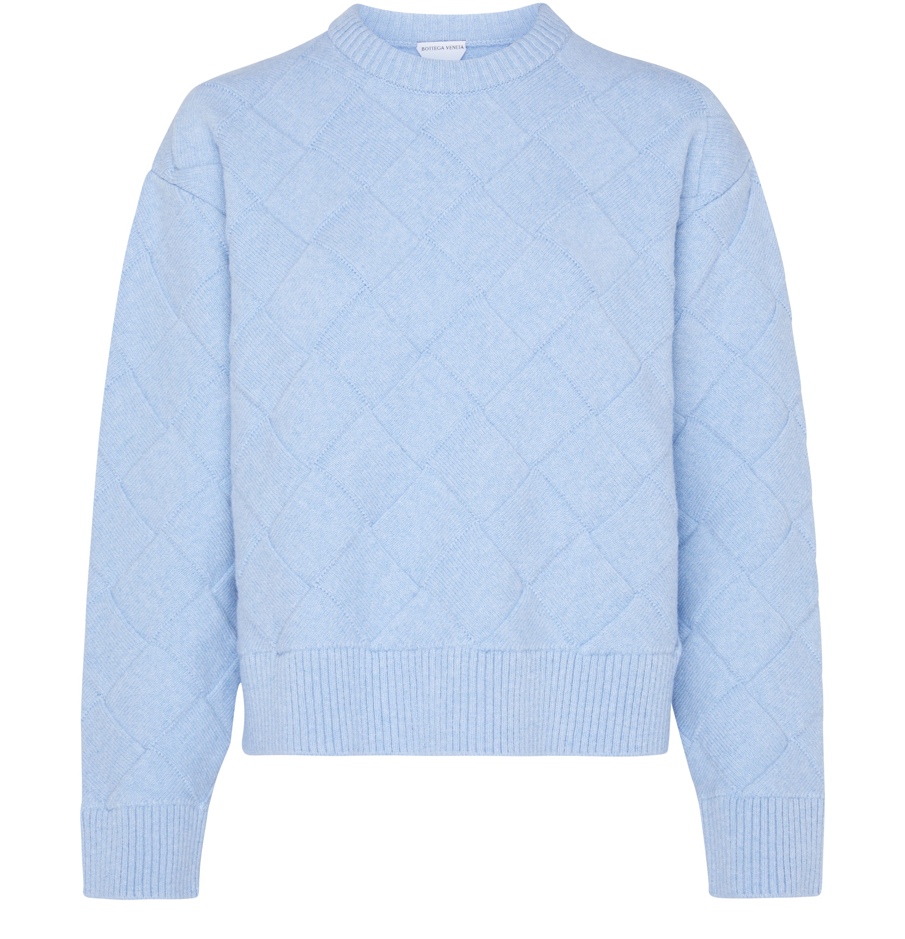 Wool round neck sweater