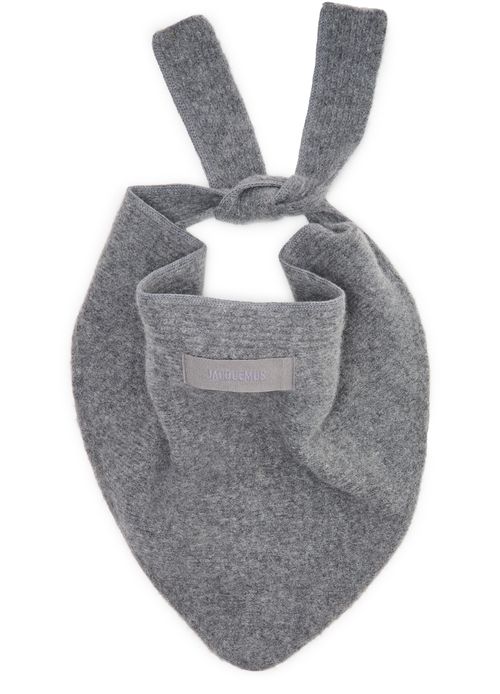 JACQUEMUS The Gros Grain shawl