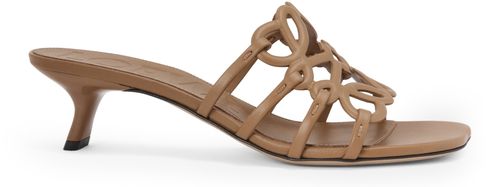 LOEWE Petal Anagram slide in soft calfskin