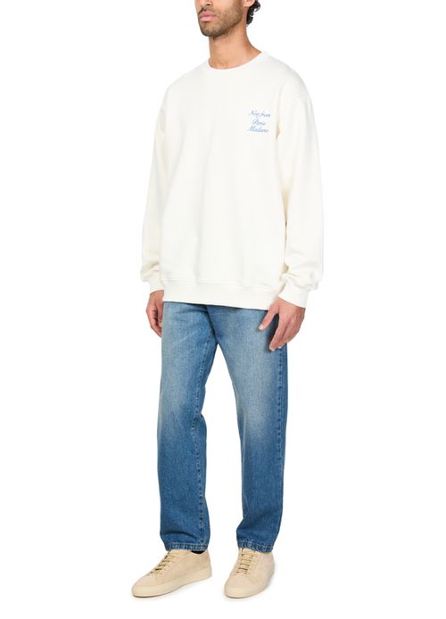 DROLE DE MONSIEUR The Slogan Cursive sweatshirt